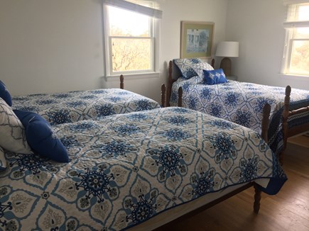 North Eastham Cape Cod vacation rental - Upstairs bedroom with three twin beds