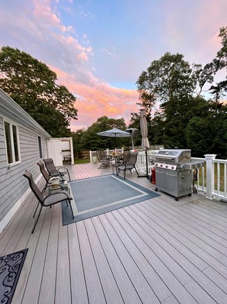 South Chatham Cape Cod vacation rental - Spacious Deck with Brand New Oversized Grill