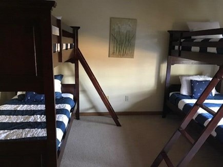 West Dennis Cape Cod vacation rental - Second floor bedroom with 2 sets of bunks - river view