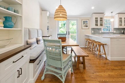 Wellfleet Cape Cod vacation rental - Newly renovated kitchen & dining area with outside deck access