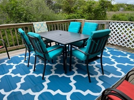 Hyannis Cape Cod vacation rental - Enjoy your coffee on the deck