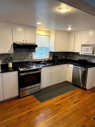 Hyannis Cape Cod vacation rental - Kitchen with new stove/oven, dishwasher and refrigerator