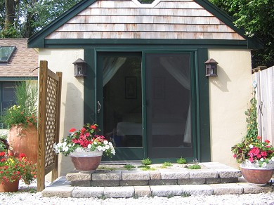Chatham Village Cape Cod vacation rental - Step outside bedroom to outdoor shower