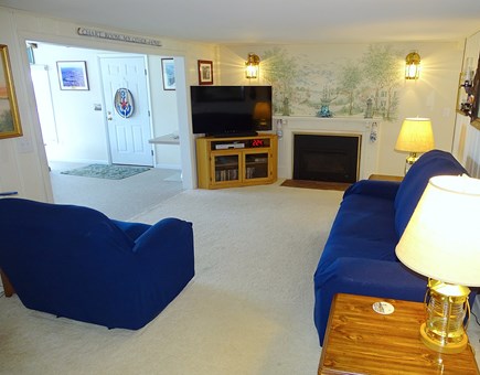 Falmouth Cape Cod vacation rental - Living room with 55’ flatscreen TV