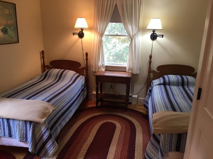 Eastham Cape Cod vacation rental - Second bedroom partial view - two twin beds