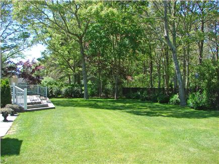 East Falmouth Cape Cod vacation rental - Large fenced in backyard, great for children to play