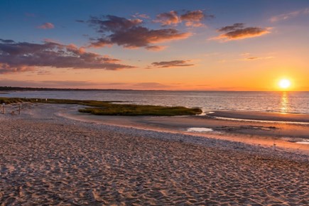 Orleans Cape Cod vacation rental - Skaket Beach during sunset