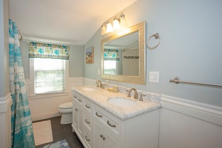 East Orleans Cape Cod vacation rental - Upstairs Family Bath with Tub/Shower