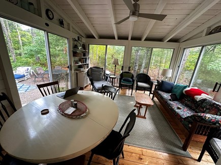 Brewster Cape Cod vacation rental - Sunporch overlooking Nickerson State Park