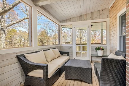 Truro Cape Cod vacation rental - screened veranda