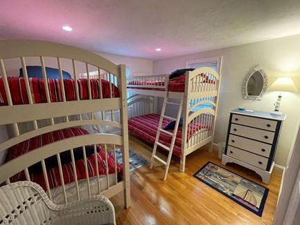 Eastham Cape Cod vacation rental - First Floor Bunk Room with Four Twins