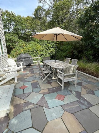 Eastham Cape Cod vacation rental - Patio with Weber Gas Grill