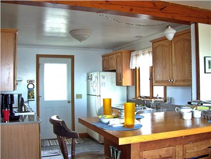 Chatham Cape Cod vacation rental - Kitchen and breakfast area - door leads to deck