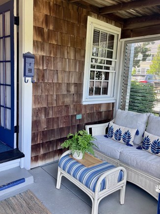Harwich Port Cape Cod vacation rental - Sun porch seating with ceiling to floor jalousie windows