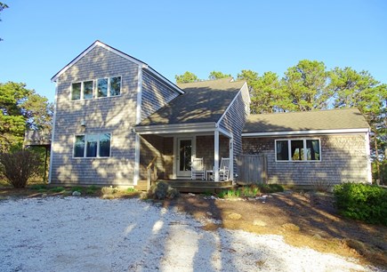 Wellfleet, Indian Neck Cape Cod vacation rental - Enjoy morning coffee on front porch