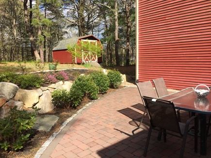 South Dennis Cape Cod vacation rental - Wooded back yard