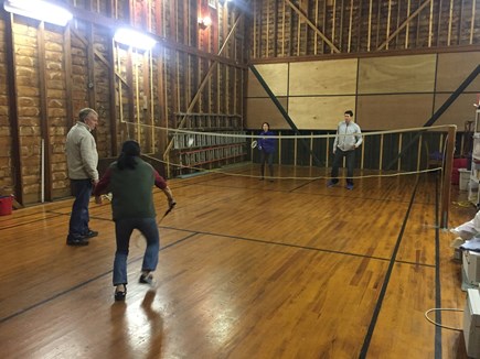 South Dennis Cape Cod vacation rental - Indoor Badminton Court