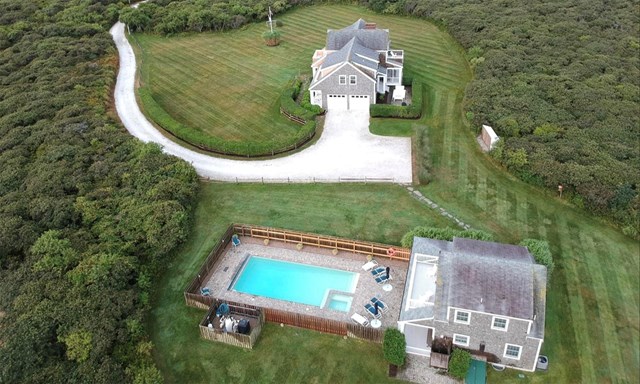 Nantucket Dreams — main house with carriage house & pool 