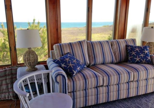 Oceanfront beach home just steps to beach