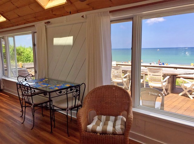 Direct beachfront on Cape Cod Bay with views to Provincetown