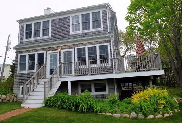 Our Hyannis Rose Cottage Home on private Lewis Bay beach