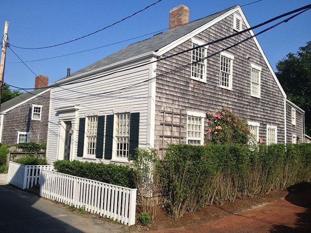 Enjoy privacy in this sweet 1850’s half-Cape on Nantucket