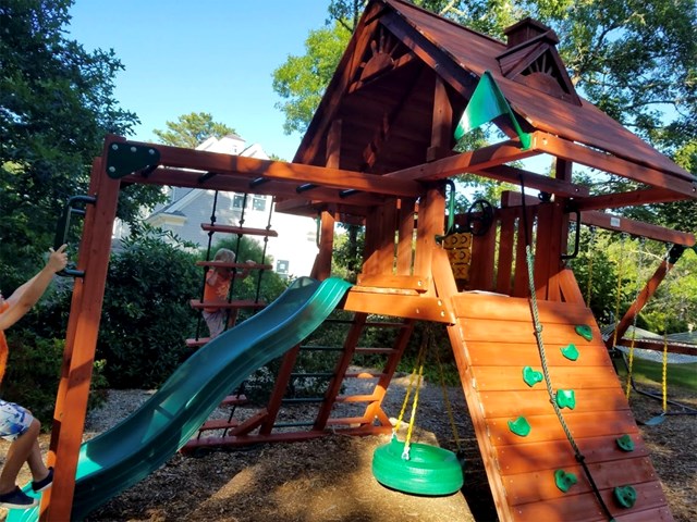 Quiet home with a state-of-the-art jungle gym