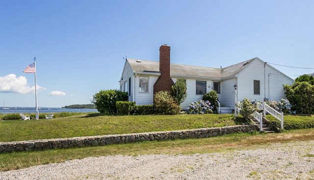 Waterfront cottage steps from private beach