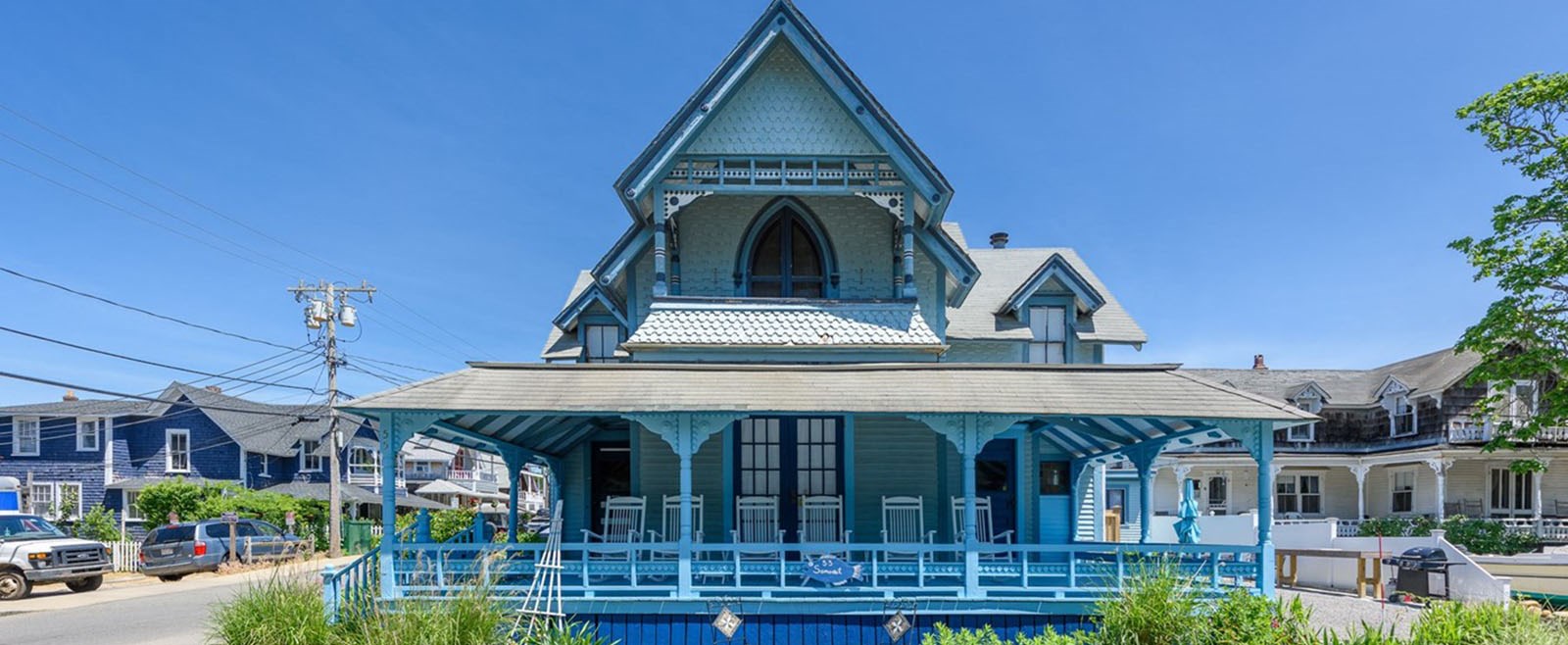 The “gingerbread cottages” of Oak Bluffs are not only colorful and cheery, they have a bit of history as well.