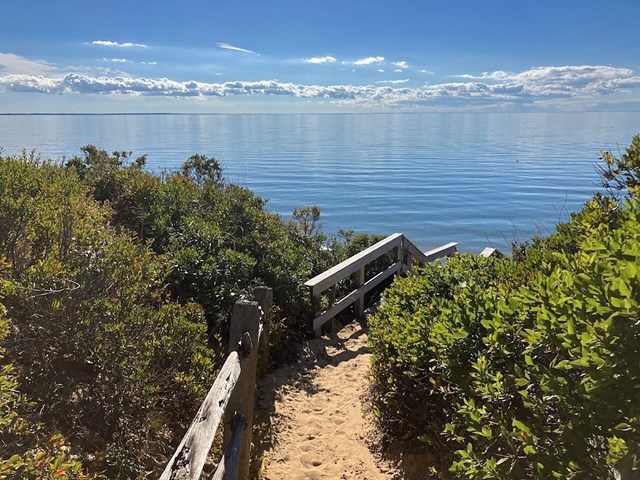 2-Min Walk to Private Bayside Beach + tons of home amenities
