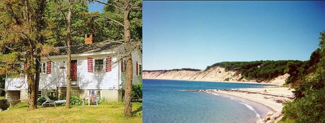 Cozy cottage located a few steps from private beach