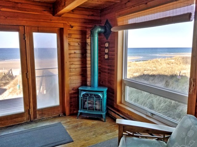 Oceanfront home on private beach with panoramic ocean views