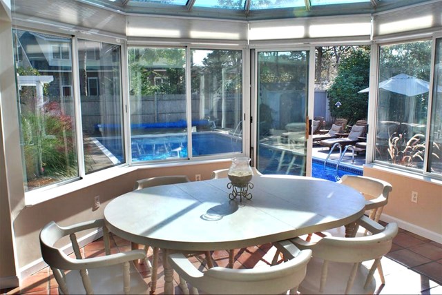 Gorgeous, rambling Cape house yards from a private and public beach