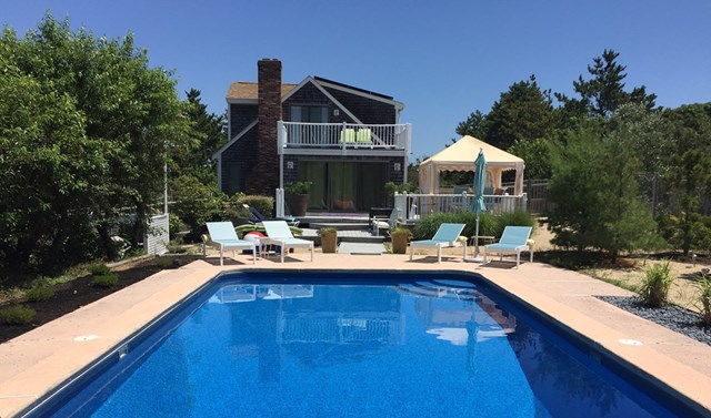 Private bay beach and pool