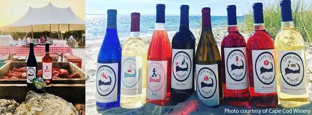 A bottle of Cape Cod Wine