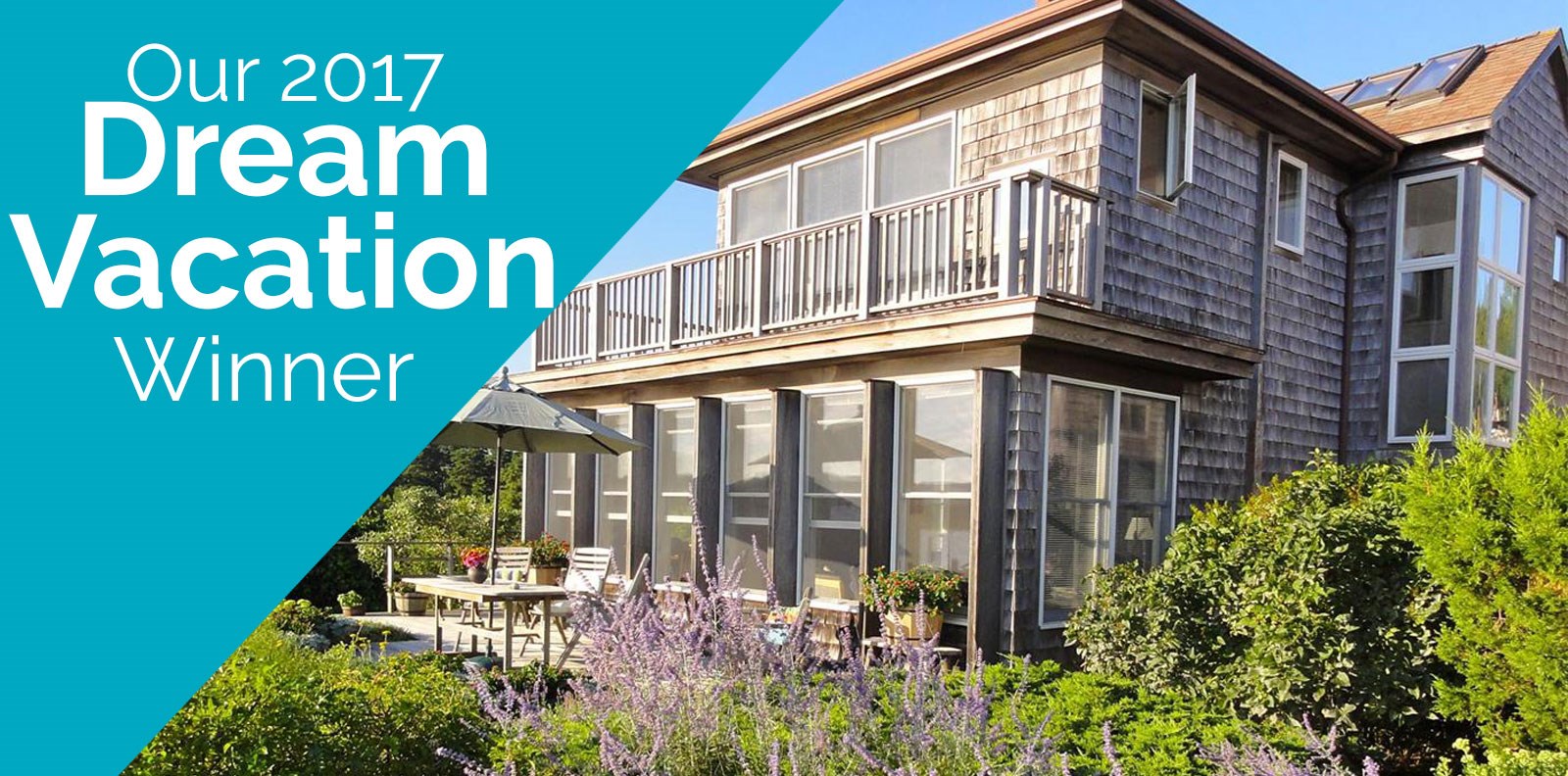 A week long vacation in Wellfleet doesn't sound too bad, especially when it's free! That's exactly what one lucky person received when they won the 2017 We Need a Dream Vacation giveaway!