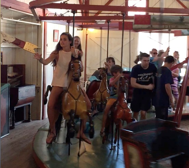 Flying Horses Carousel in Oak Bluffs, Martha’s Vineyard