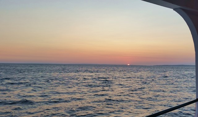 On the boat to Martha's Vineyard by Elizabeth 