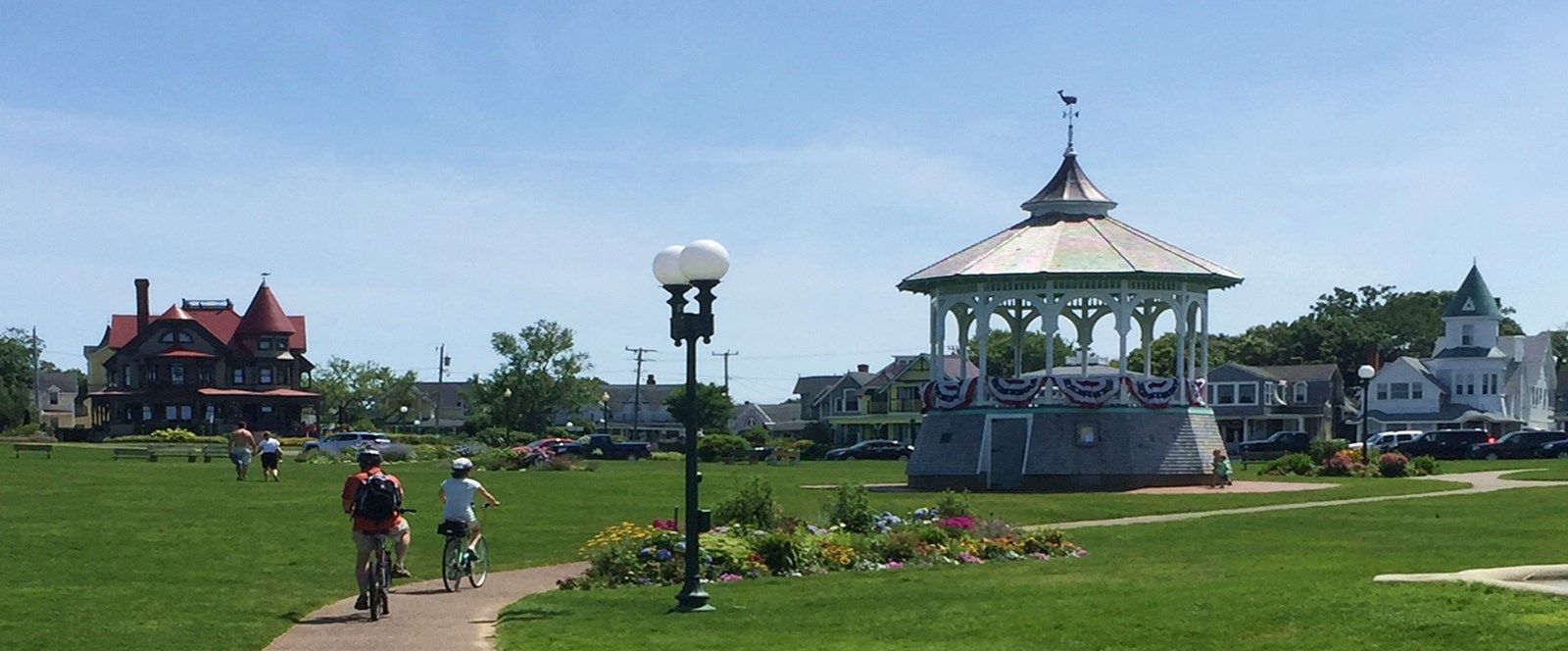 A day in Oak Bluffs: While there I photographed a studio vacation rental, ate clam chowder, relaxed at Ocean Park, and visited the Flying Horse carousel.