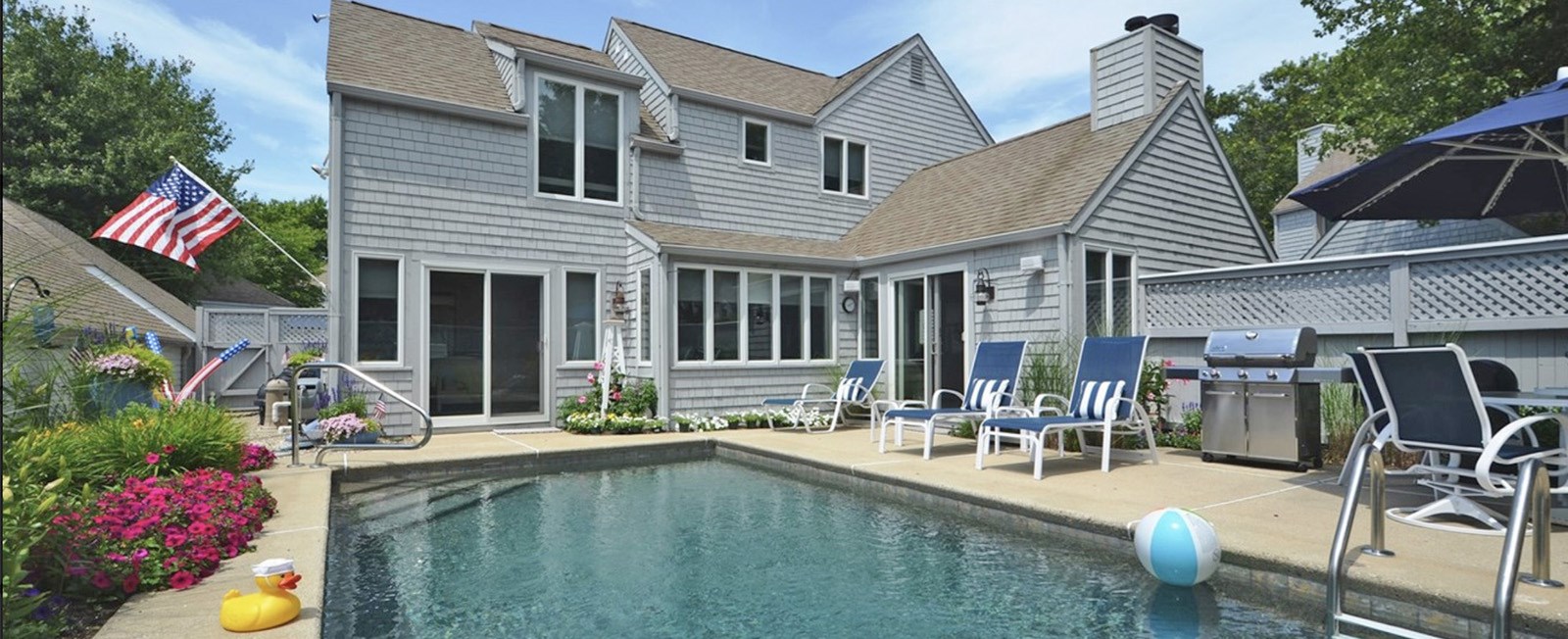Vacationing on the Cape and Islands is pretty incredible. Staying in a home with its own private pool is simply amazing!