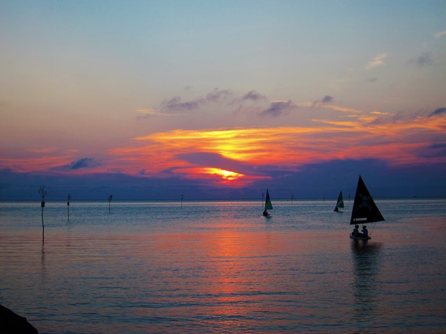 Rock Harbor, Orleans sunset by Amy 