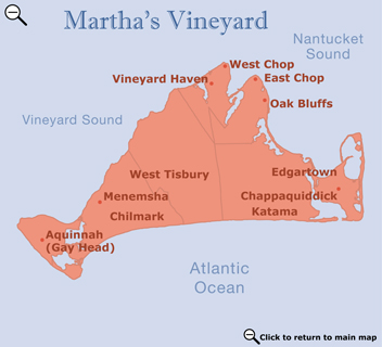 Martha's Vineyard map