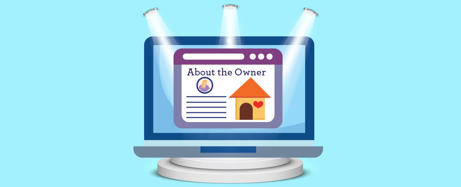 About the Owner sections are a key component to a successful listing.