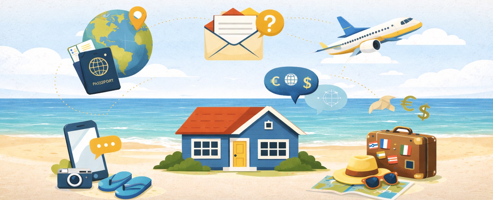 A practical guide for vacation rental owners on handling international inquiries, payments, currency conversion, and fraud prevention.