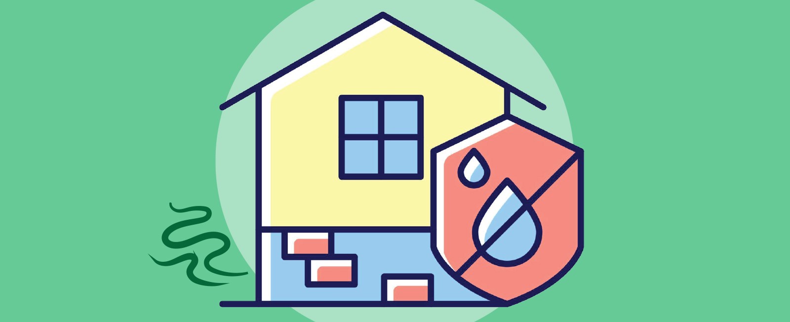 It’s not easy, but we strongly urge you to do whatever you can to minimize the dampness and prevent mold from growing — your vacationers will be appreciative.