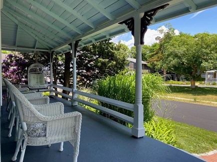 Oak Bluffs Martha's Vineyard vacation rental - View from front porch.  Tennis/baskeball/kids park steps away.
