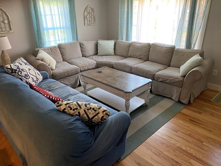 Edgartown Village Martha's Vineyard vacation rental - New sectional sofa and full sofa for family to enjoy.