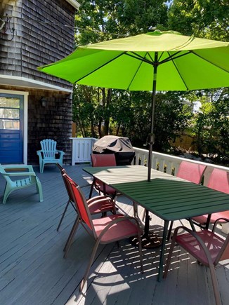 Oak Bluffs Martha's Vineyard vacation rental - View 1 large porch that has both sunny and protected areas.
