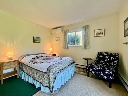Chilmark, Marthas Vineyard Martha's Vineyard vacation rental - Downstairs Queen bedroom with A/C unit