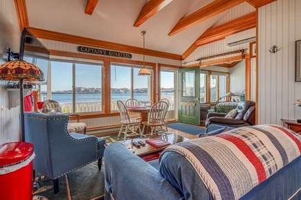 Oak Bluffs Martha's Vineyard vacation rental - Living and dining area with harbor view